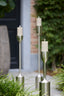 Candle holder 13x77 cm VELEZ nickel satin
