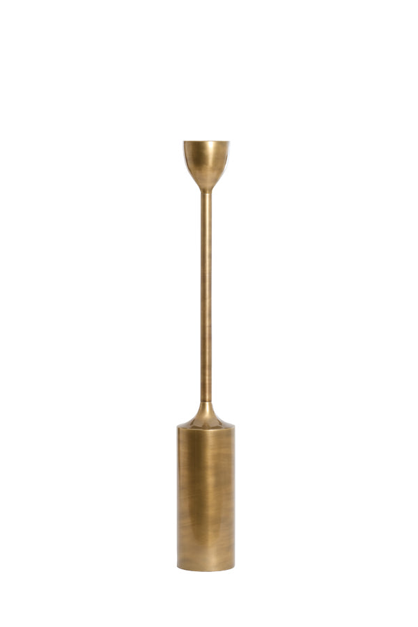 Candle holder 13x90 cm VELEZ antique bronze