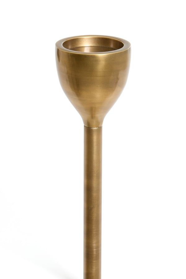 Candle holder 13x90 cm VELEZ antique bronze