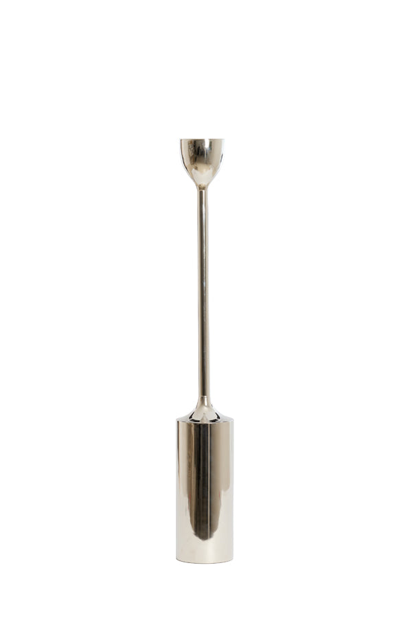 Candle holder 13x90 cm VELEZ nickel