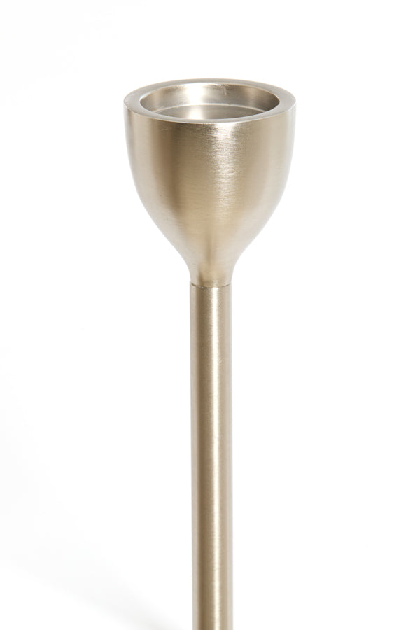 Candle holder 13x90 cm VELEZ nickel satin