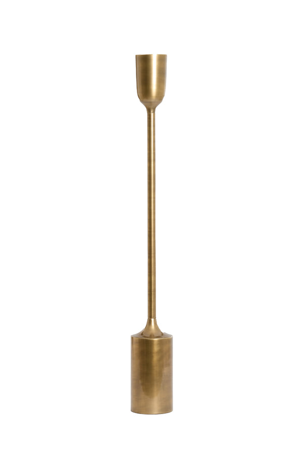 Candle holder 13x104 cm VELEZ antique bronze
