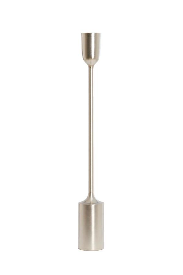 Candle holder 13x104 cm VELEZ nickel satin