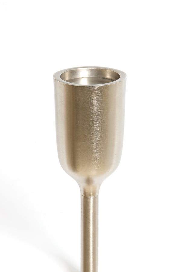 Candle holder 13x104 cm VELEZ nickel satin