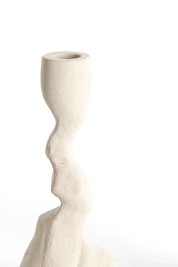Candle stick 10x9x22,5 cm ARKADIA cream