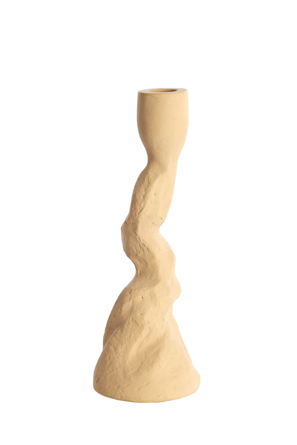 Candle stick 10x9x27 cm ARKADIA sand