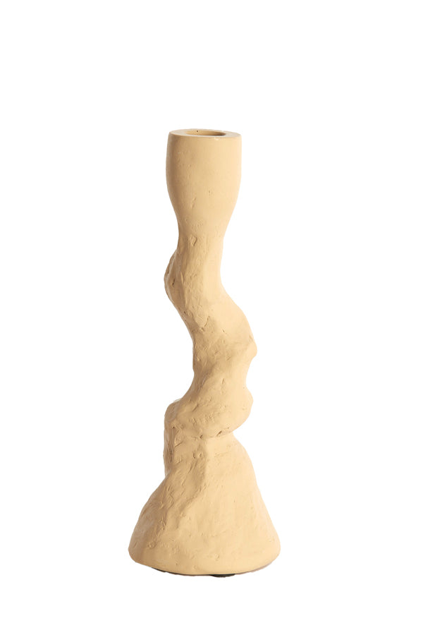 Candle stick 10x9x27 cm ARKADIA sand