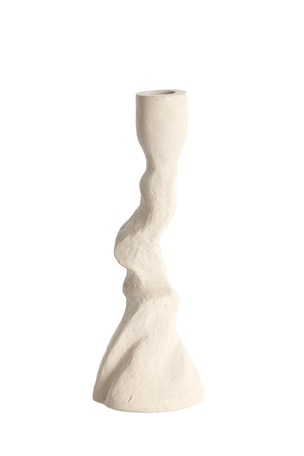 Candle stick 10x9x27 cm ARKADIA cream