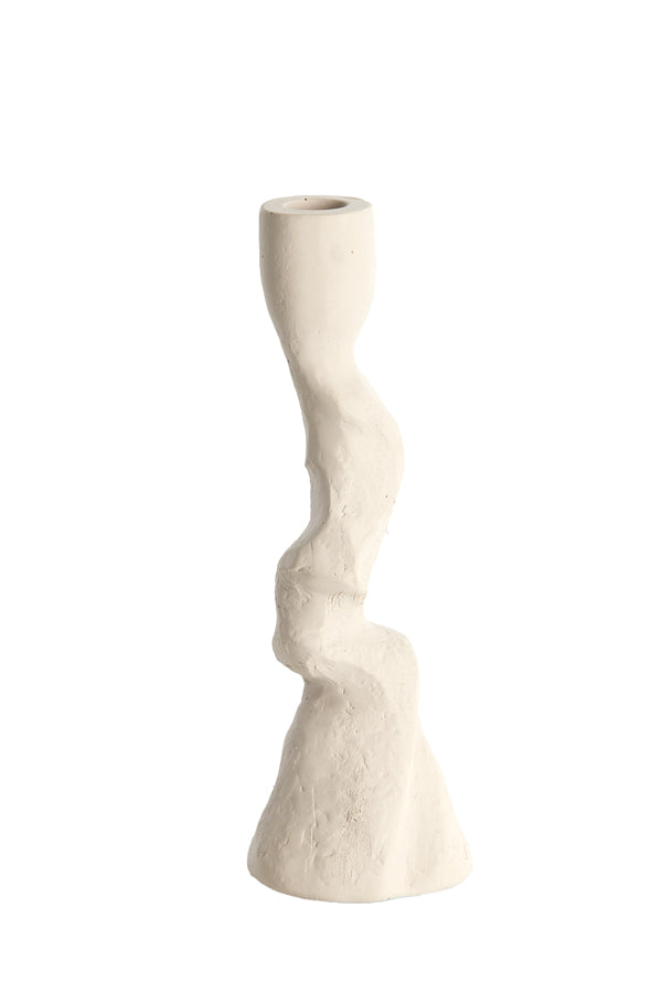 Candle stick 10x9x27 cm ARKADIA cream