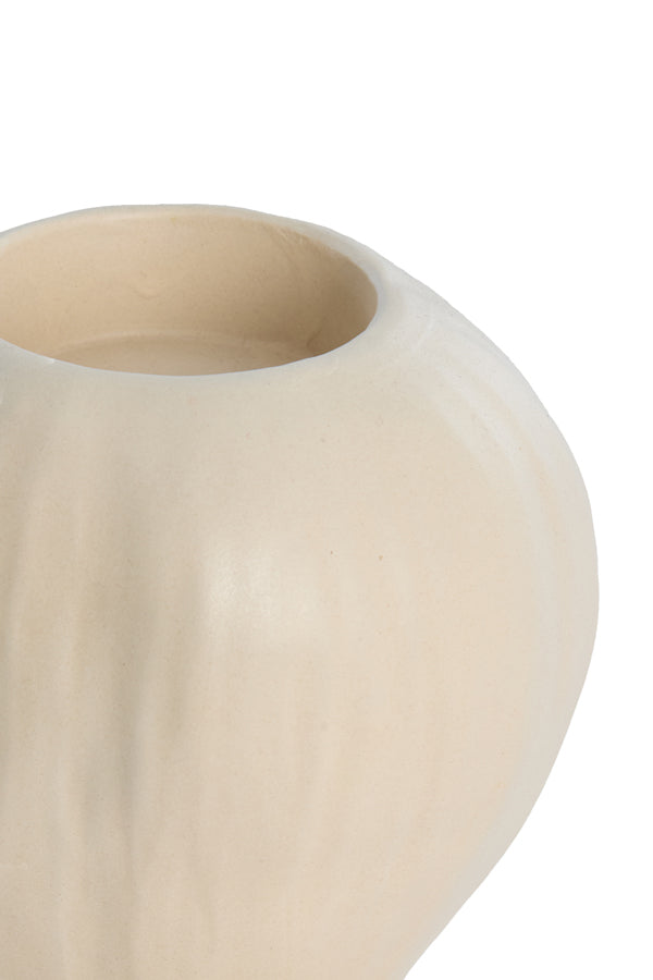Candle holder 16x19,5 cm REWA ceramics cream