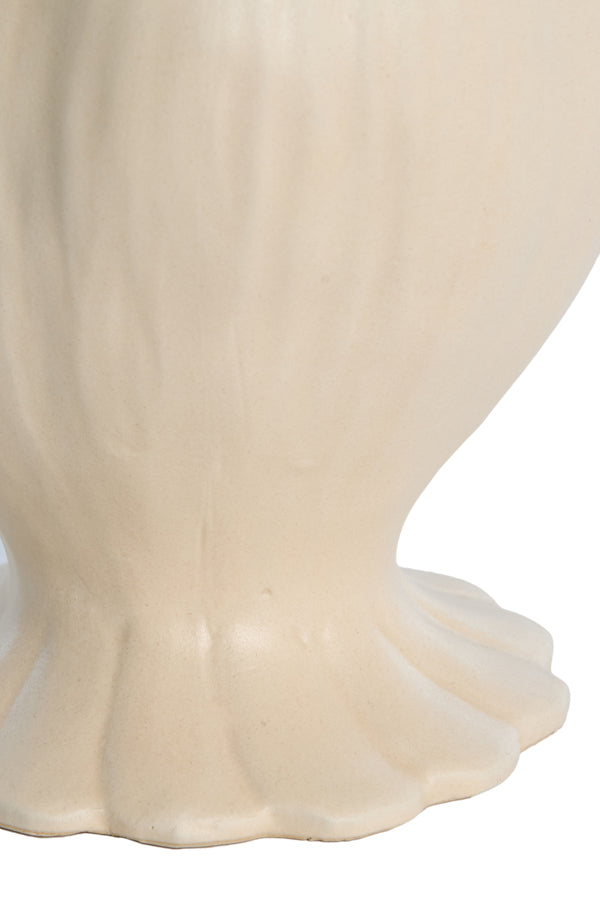 Candle holder 16x19,5 cm REWA ceramics cream