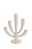 Candle stick 5L 25x11,5x28,5 cm POLINO matt cream