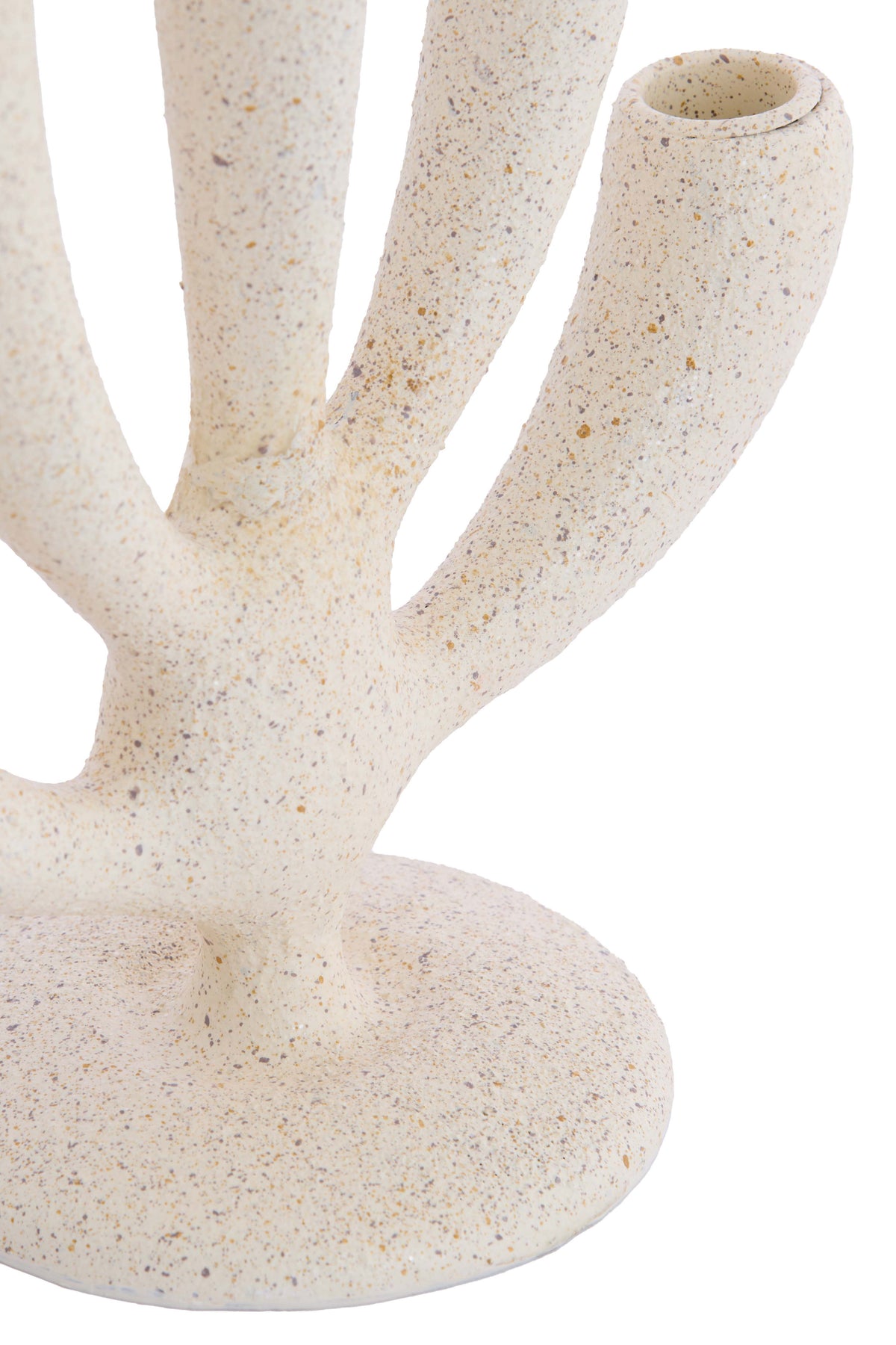 Candle stick 5L 25x11,5x28,5 cm POLINO matt cream