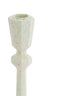 Candle stick 8x18,5 cm AVILES light green+green