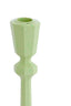 Candle stick 8x18,5 cm AVILES green