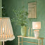 Candle stick 8x18,5 cm AVILES green