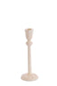 Candle stick 8x23 cm AVILES cream+red