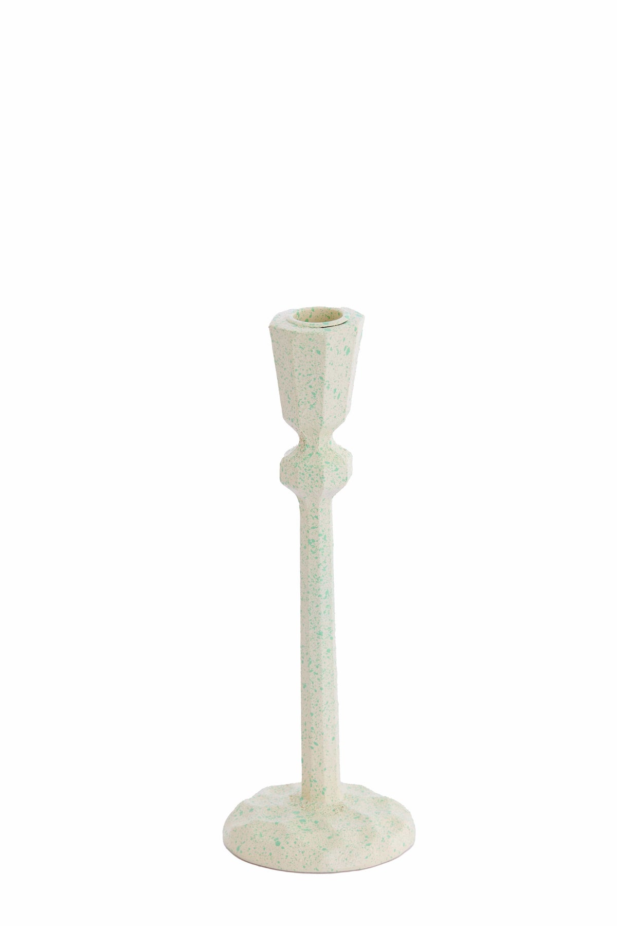 Candle stick 8x23 cm AVILES light green+green