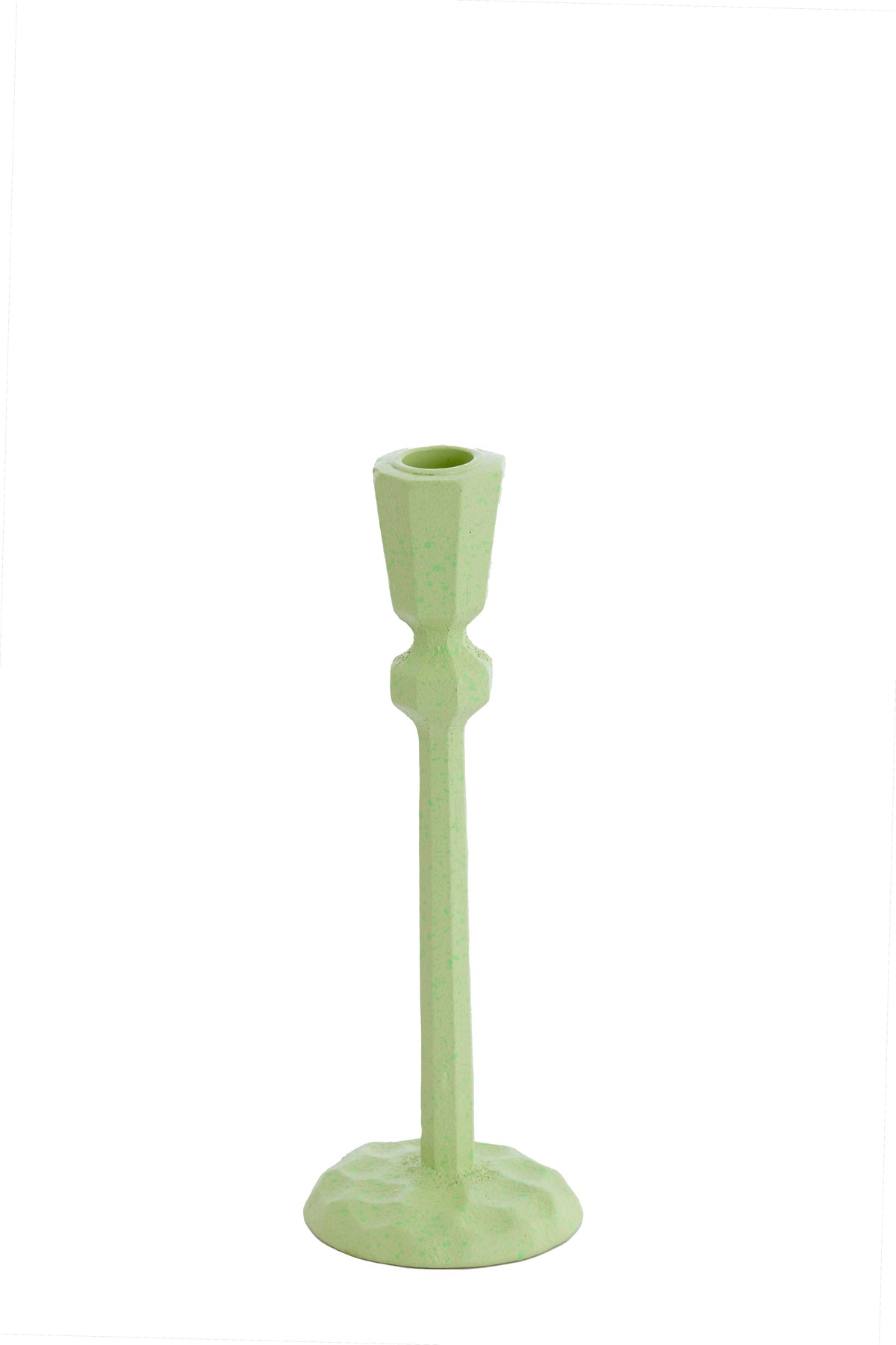 Candle stick 8x23 cm AVILES green