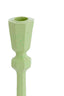 Candle stick 8x23 cm AVILES green