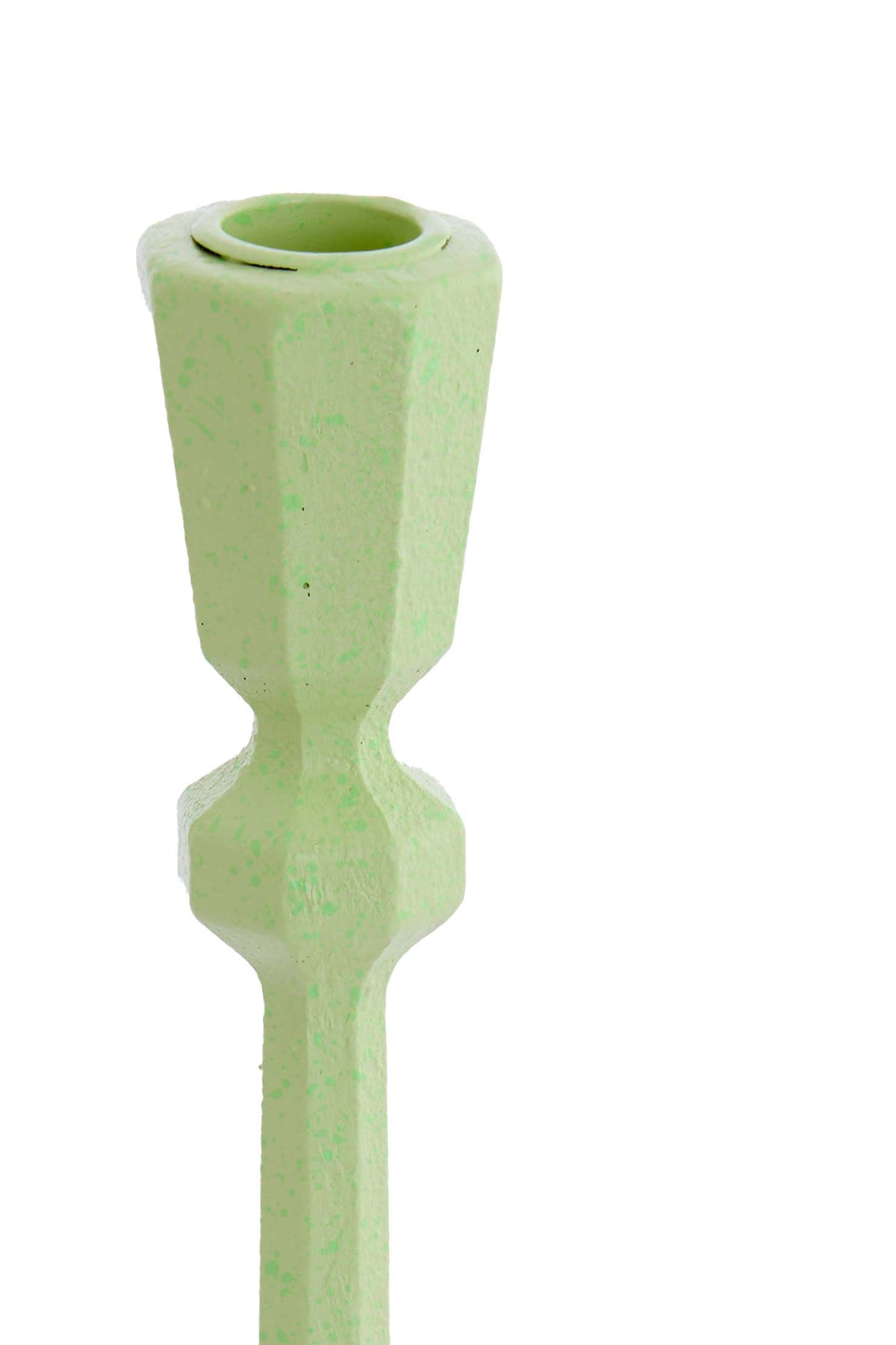 Candle stick 8x28 cm AVILES green