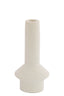 Candle stick 10x20,5 cm BURANO ceramics matt cream