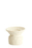 Candle holder 12x9 cm ATRANI ceramics matt cream