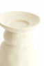 Candle holder 11,5x12,5 cm ATRANI ceramics matt cream