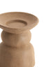 Candle holder 11,5x12,5 cm ATRANI ceramics matt brown