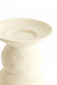 Candle holder 12,5x15 cm ATRANI ceramics matt cream