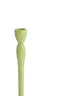 Candle stick 10x25 cm ASOLO light green