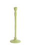 Candle stick 10x31 cm ASOLO light green