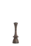 Candle stick 6,5x22 cm CIRILO wood dark brown