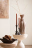 Candle stick 6,5x22 cm CIRILO wood dark brown