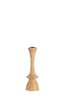 Candle stick 6,5x22 cm CIRILO wood natural
