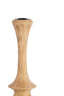 Candle stick 6,5x22 cm CIRILO wood natural