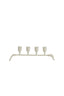 Candle stick 4L 38x11,5x10 cm CALZADA cream