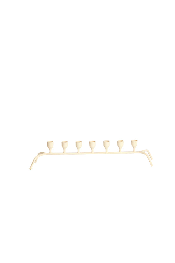Candle stick 7L 63x24x12 cm CALZADA cream