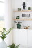 Candle stick 7L 63x24x12 cm CALZADA cream