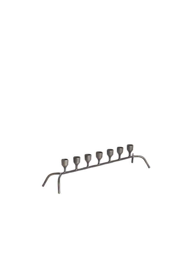 Candle stick 7L 63x24x12 cm CALZADA gunmetal