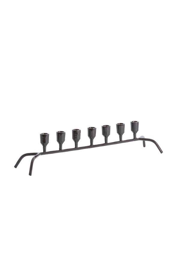 Candle stick 7L 63x24x12 cm CALZADA shiny dark brown