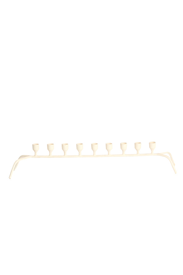 Candle stick 9L 80,5x16x14,5 cm CALZADA cream