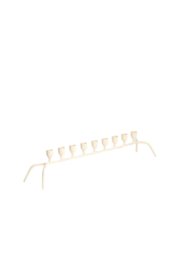 Candle stick 9L 80,5x16x14,5 cm CALZADA cream