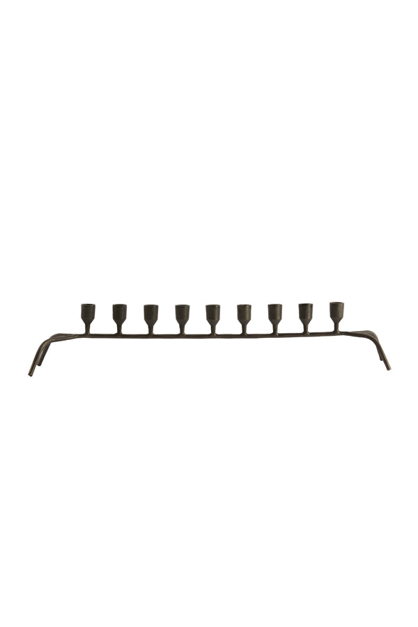Candle stick 9L 80,5x16x14,5 cm CALZADA gunmetal