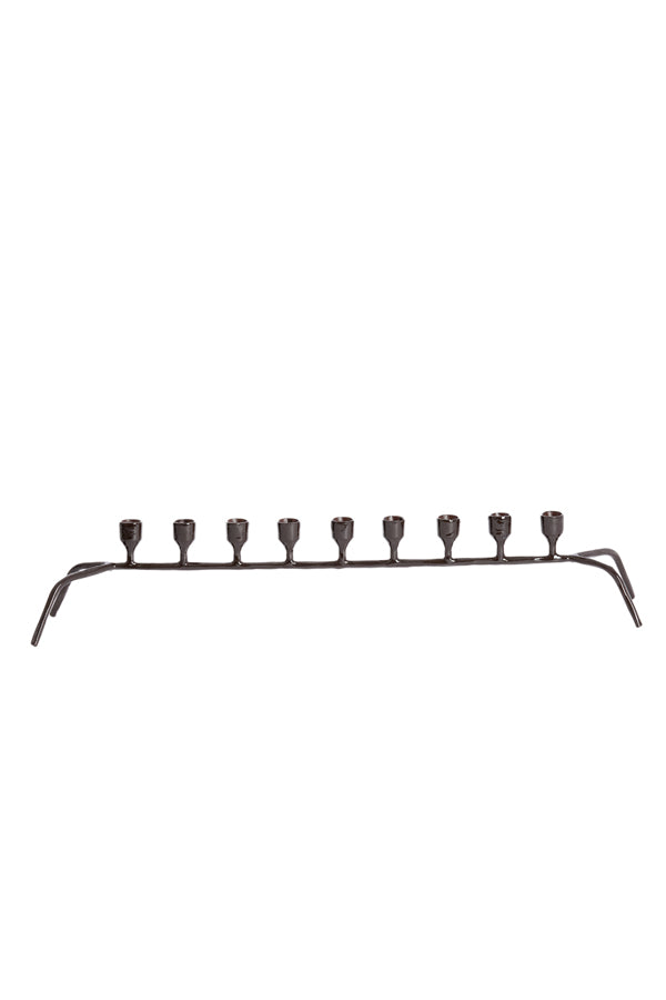 Candle stick 9L 80,5x16x14,5 cm CALZADA shiny dark brown