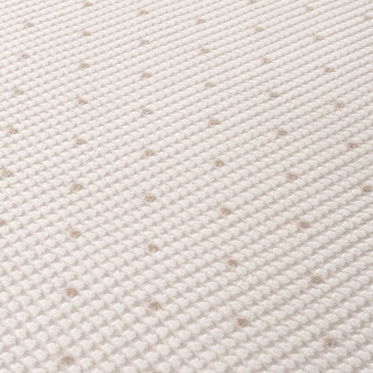 Carmel Cream-Beige Dots Rug | 6080