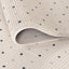 Carmel Cream-Blue Dots Rug | 6080