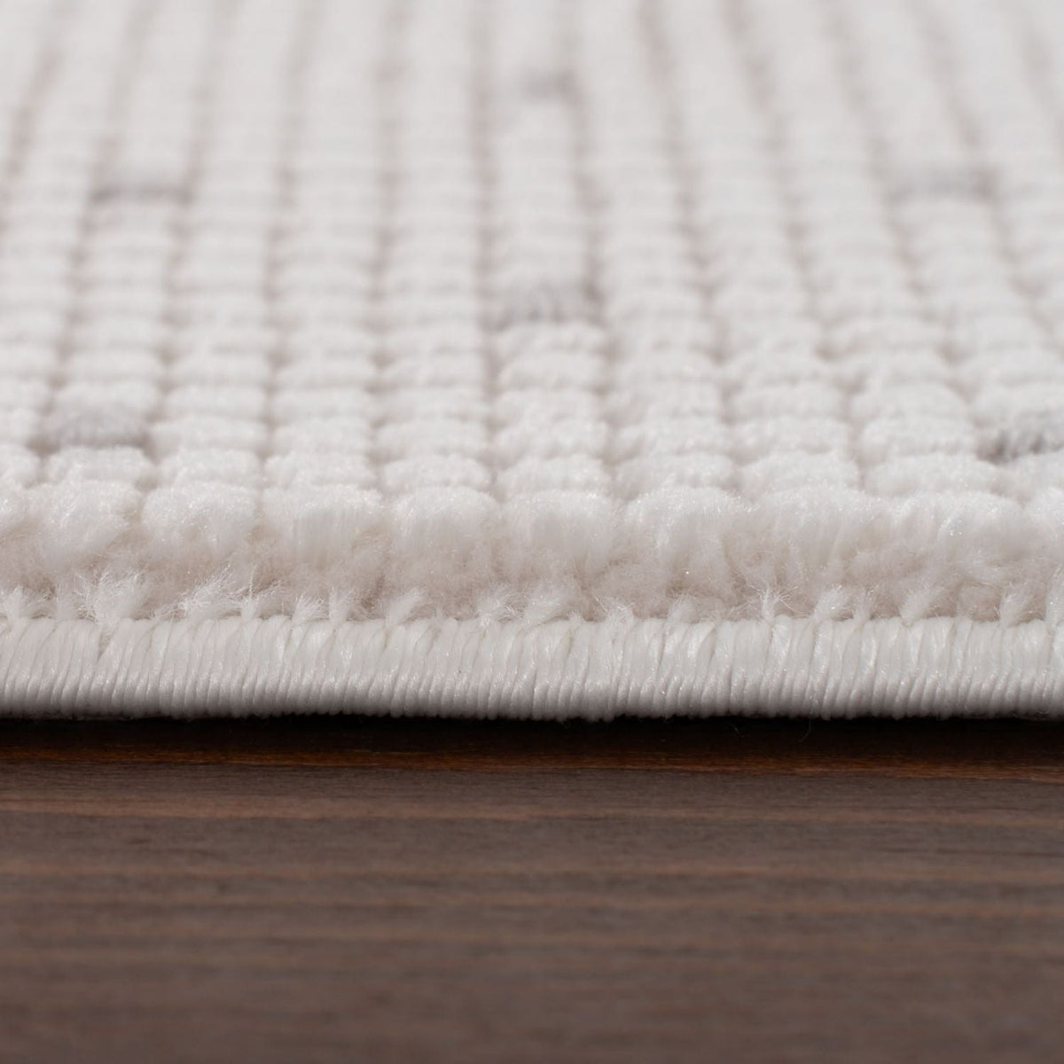 Carmel Cream-Grey Dots Rug | 6080