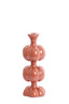 Candle stick 10x26 cm CALDAS shiny terra