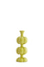 Candle stick 10x26 cm CALDAS shiny light green